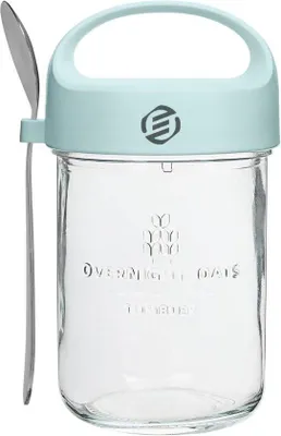Image de Lot de bols à porridge pour votre petit-déjeuner dans un verre - Lot de 2 - Verre - Lot