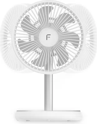 Produktbild von Fakir MWL 10 Standventilator (Kabellos, Teleskopständer, 4 Geschwindigkeiten, 3 Windmodi, 90° horizontale & -5° bis 35° vertikale Oszillation, 35 dB(A) leise, Li-Ionen-Akku, 15h Laufzeit, USB-C)