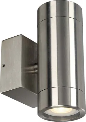 Produktbild von SLV 233302 ASTINA STEEL GU10 Wandleuchte rund Edelstahl