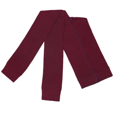Produktbild von Kinder Leggings aus Baumwolle Einfarbig Weinrot Größe 110-116