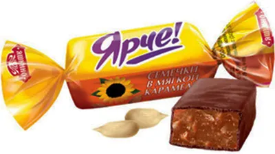 Produktbild von russisches Konfekt Yarche Sonnenblumenkerne & Karamell 1kg