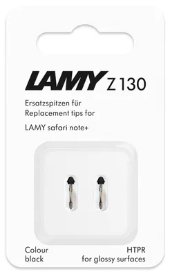 Produktbild von 1x2 LAMY Ersatzspitze Z 130 black