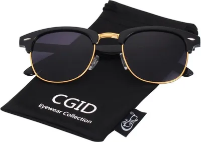 Produktbild von CGID Halbrahmen Sonnenbrille Polarisiert UV400 Vintage Schutz
