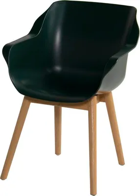 Produktbild von Hartman Sophie Studio Dining-Armstuhl - Night Green - Teak-Fuß Nur solange der Vorrat reicht