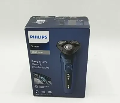 Produktbild von Philips SHAVER Series 5000 S5466/18 Elektrischer Nass- und Trockenrasierer, Rotationstrasierer, Schwarz, Blau, SH30, 2 Jahr(e), Akku, Lithium-Ion (Li-Ion)