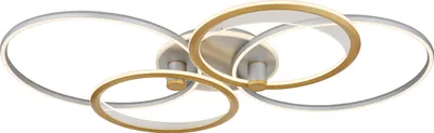 Produktbild von Globo Lighting Deckenleuchte Aluminium Gebürstet silberfarben, LED