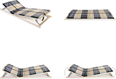 Produktbild von vidaXL Lattenrost mit 42 Latten 7 Zonen 80 x 200 cm - Bettkasten - Bettkästen - Lattenrost - Lattenroste