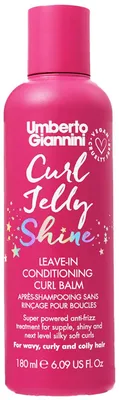 Zdjęcie produktu dla Odżywka Umberto Giannini Curl Jelly Shine – odżywka bez spłukiwania 180 ml