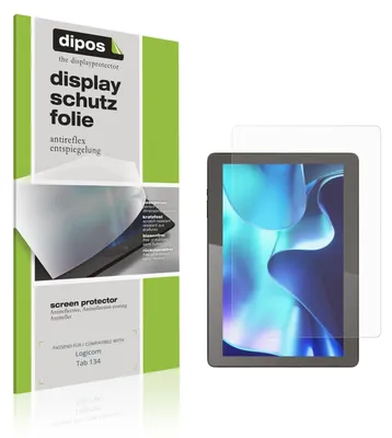 Image de 2x Film de protection d'écran pour Logicom Tab 134 protecteur antireflet dipos