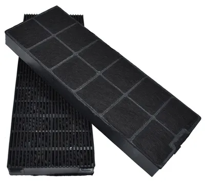 2x Aktivkohlefilter 250x93x23 mm für Dunstabzugshauben