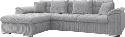 Produktbild von MIRJAN24 Ecksofa Diana Cord mit Bettkasten und Schlaffunktion, Elegante Couch, Polsterecke Sofa (Farbe: Poso 110, Seite: Links)