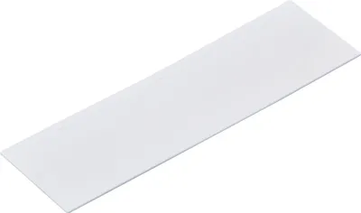 Produktbild von ROTO Verglasungsklotz GL-SV 100 x 20 x 1 mm, aus Kunststoff weiß, 1000 Stk | Unterlegkeile - Distanzplättchen