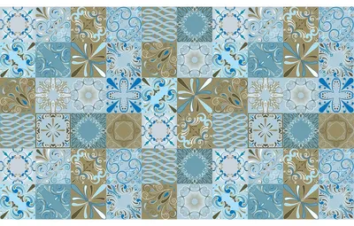 Immagine prodotto di Adesivi decorativi autoadesivi per piastrelle per cucina e bagno – 60 adesivi Bunbury Azulejos – 60 adesivi da 15 x 15 cm