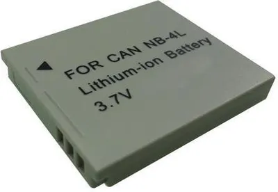 Produktbild von Trade-Shop Li-Ion Akku 3,7V / 850mAh kompatibel mit Canon Ixus 110IS, 255HS, Ixy Digital 10, 60, 70, 80, 90, L3, L4 / Digitalkamera