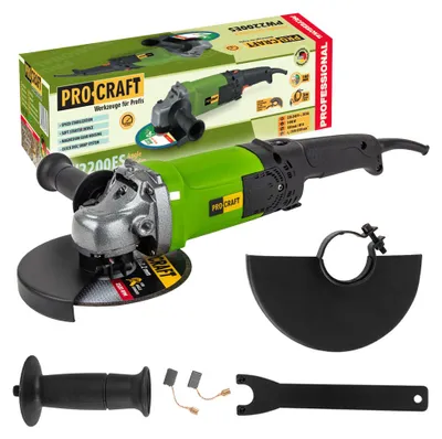 Productafbeelding van Haakse slijper Procraft PW2200ES (PW1400ES) - 180 mm