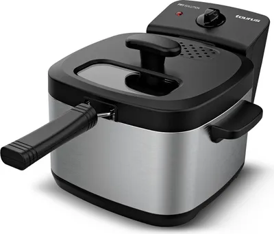 Produktbild von Taurus Fry Solution - Kompaktfritteuse de 1,5L, 2000W, Temperatur Regler de 150 bis 190°C, frittiersicher mit Deckel
