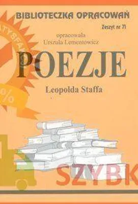 Produktbild von Biblioteczka opracowań nr 071 Poezjie L.Staffa - Urszula Lementowicz