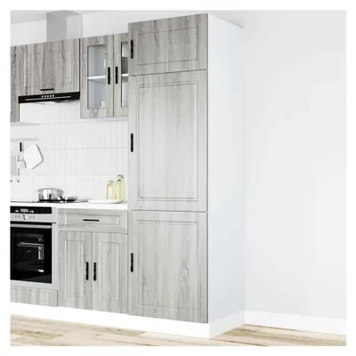 Produktbild von Küchenschrank Porto Grau aus Holzwerkstoff