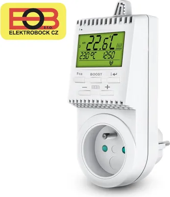 Produktbild von Steckdosenthermostat TS30 digital 230V 16A Heizung/Kühlung für Elektro-Direktheizung