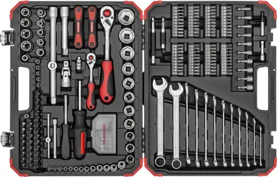Produktbild von GEDORE red R46003232 Steckschlüssel-Satz 1/4"+1/2" 232-teilig, 3300185