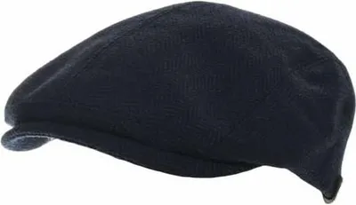 Produktbild von Balke Flatcap schicke Übergangsmütze Fischgrät, blau, Gr. 56