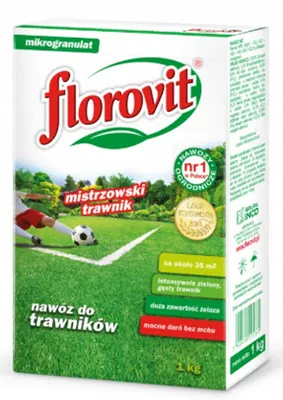 Produktbild von Florovit für Rasenflächen mit Moos, Karton 1 kg, Dünger