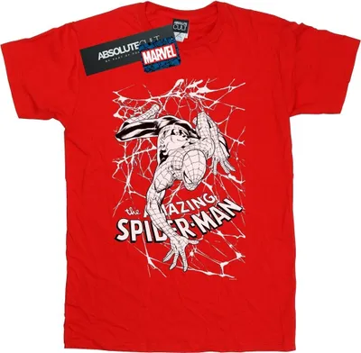 Immagine prodotto di Marvel - Maglietta "Web Crawler" da donna BI40135 (S) (Rosso)