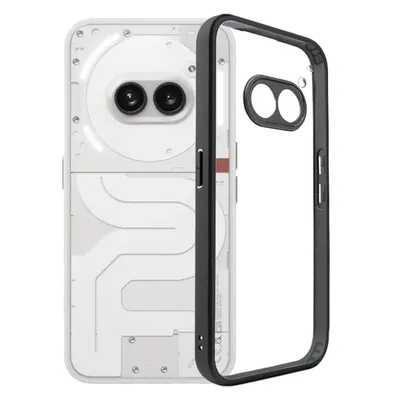 Image de Coque de protection en TPU givré + PC transparent pour Nothing Phone 2a / Plus, noir