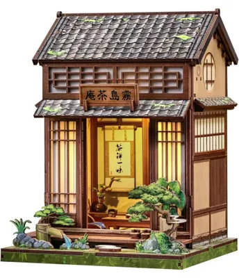 Obrázek produktu pro 3D puzzle, DIY mini domeček pro panenky, Kirishima Cha-an, Cutebee, 145 dílků