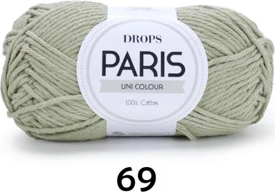 Produktbild von DROPS Paris, 100% Baumwolle 69 pistazie