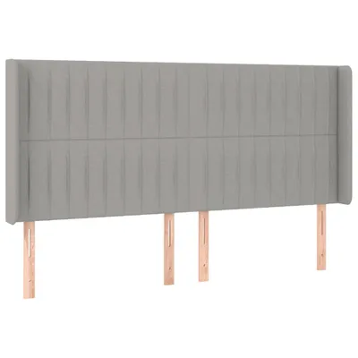 Zdjęcie produktu dla VidaXL 3119840, Jasny Szary, Poliester, Drewno, 2030 mm, 118 cm, 128 cm, 160 mm