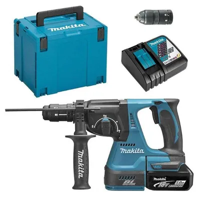 Image de Marteau Perforateur MAKITA DHR243RTJ à Batteries LXT 18 V SDS-Plus