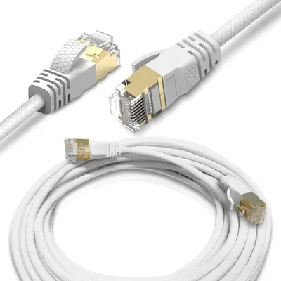 Produktbild von Netzwerkkabel CAT8 Internet Netzwerk Slim Kabel 5m Patchkabel Ethernet DSL LAN