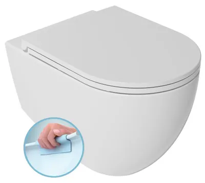 Produktbild von Isvea INFINITY Hänge-WC, Rimless, 36,5x53cm, weiß