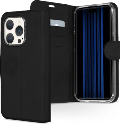 Immagine prodotto di Accezz Wallet Custodia a libro in TPU per iPhone 15 Pro - Nero