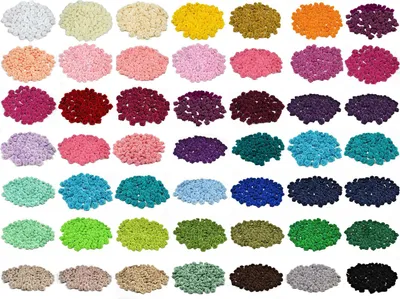 Produktbild von Satinrosen 15mm zum Basteln & Aufnähen 100 Stück, Farbe:rot 250