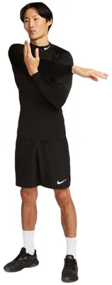 Produktbild von Nike Dri-Fit Fitness Mock-Neck Long-Sleeve Top Black/White L Thermokleidung