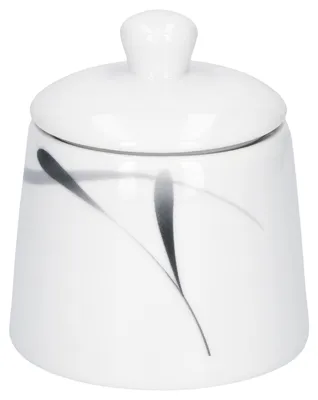Produktbild von Zuckerdose Lima 300ml Porzellan weiß mit Dekor