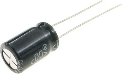 Produktbild von Kondensator 100µF/50V 5 Stück RTE-Serie niedriger ESR