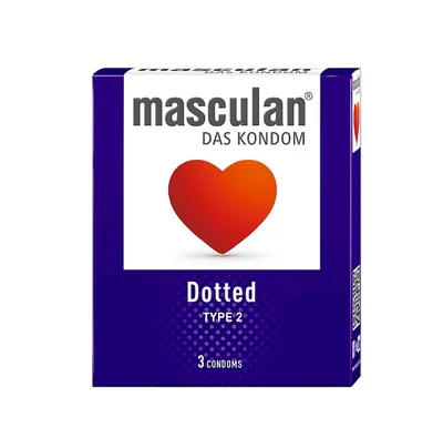 Produktbild von MASCULAN Dotted 3 St.