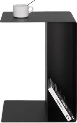 Produktbild von Spinder SLIDE Low Beistelltisch Stahl Modernes Design, Sand oder Black
