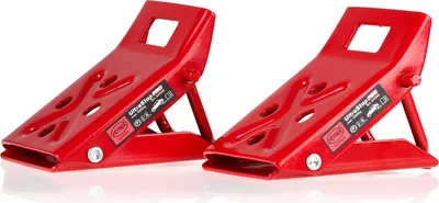 Zdjęcie produktu dla HEYNER® Kliny pod koła Kliny pod koła metalowe Kliny składane Obciążenie osi 1000 kg na klin, 2 szt