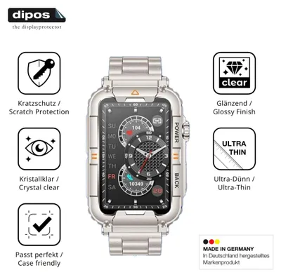 Produktbild von 6x Schutzfolie für Doomixs KR88 klar Displayschutzfolie Folie Display Schutz dipos