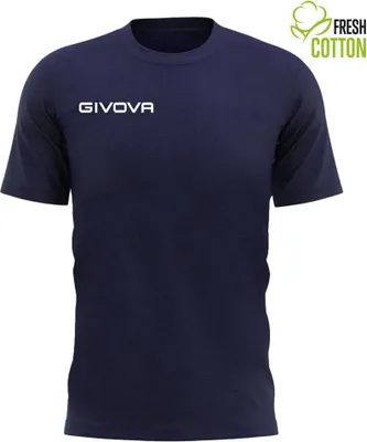 Immagine prodotto di T-shirt in cotone Givova Fresh Blu Navy - 4XL