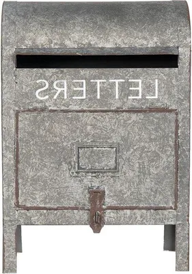 Image de Boîte aux lettres murale 28 x 16 x 40 cm, gris métallisé