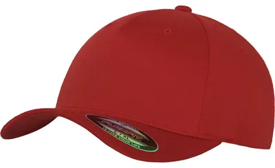 Produktbild von Urban Classics Flexfit 5 Panel Cap Herren Basecap Einfarbig, Größe: S/M; Farbe: Red