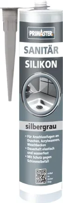 Produktbild von Primaster Sanitär Silikon silbergrau 310 ml