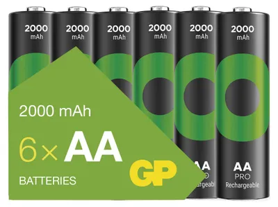 Nabíjecí baterie GP ReCyko Pro Professional AA (HR6), 6 ks