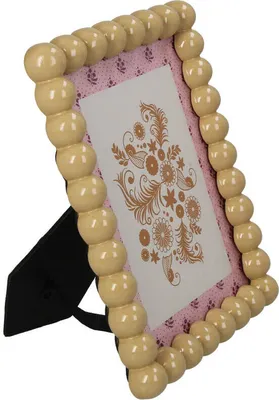Produktbild von Fotorahmen aus Polyresin – Beige