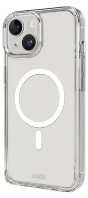 Produktbild von SBS Transparente steife Hülle, kompatibel mit MagSafe-Ladefunktion für iPhone 15